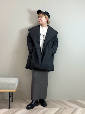 YAMASHITAさん（レディース・156cm）の冬コーディネート