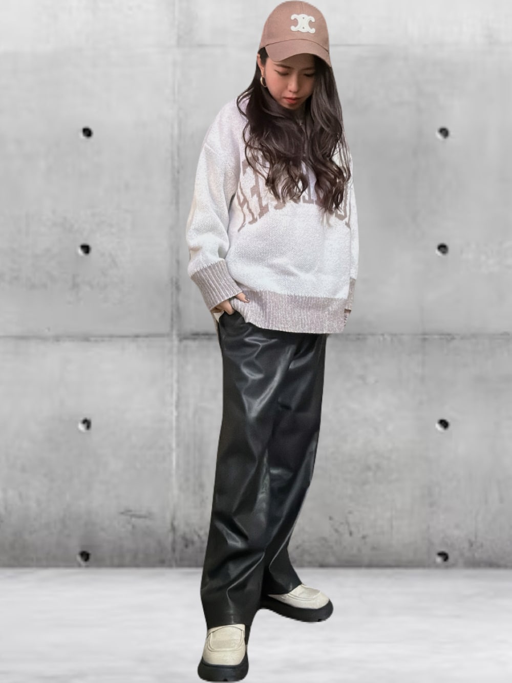 CELINE ブラック/ベージュ キャップ S CELINE ブラック/ベージュ キャップ S CELINE キャップ ベースボール