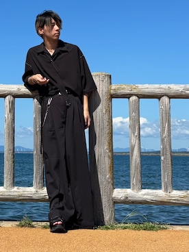 「アイテム（サンダル）」を使った、りゅーとさん（メンズ・169cm・20代）の秋コーディネート