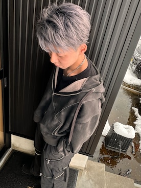 「HARE（ハレ）のアイテム」を使った、りゅーとさん（骨格ナチュラル・メンズ・169cm）の冬コーディネート
