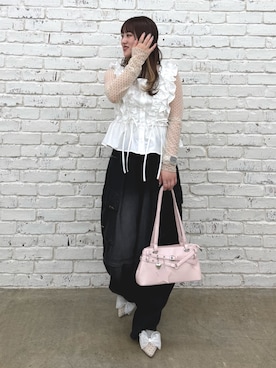 erina yamshitaさん（レディース・160cm）の春コーディネート