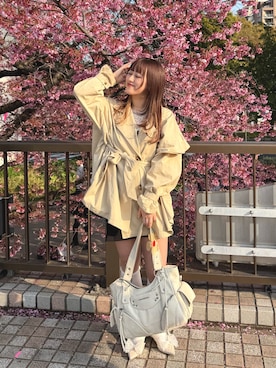 「ORiental TRaffic（オリエンタルトラフィック）のアイテム」を使った、erina yamshitaさん（レディース・160cm）の春コーディネート