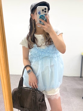 erina yamshitaさん（レディース・160cm）の夏コーディネート