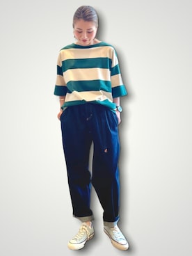 ワイドテーパードパンツ のレディース人気ファッションコーディネート Wear