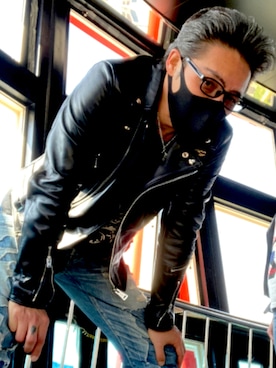 「WENDY'Sのアイテム」を使った、futorockさん（メンズ・177cm）の秋コーディネート