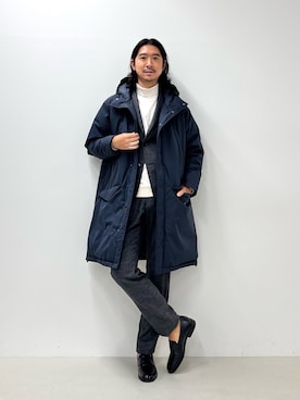 「NOLLEY’S（ノーリーズ）のアイテム」を使った、NISHINOさん（メンズ・178cm）の秋コーディネート