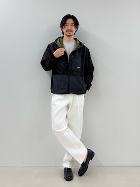 「NOLLEY’S（ノーリーズ）のアイテム」を使った、NISHINOさん（メンズ・178cm）の春コーディネート