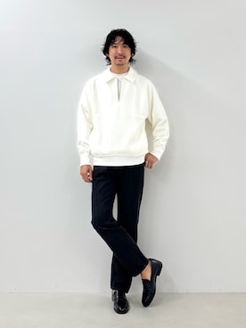 「NOLLEY’S（ノーリーズ）のアイテム」を使った、NISHINOさん（メンズ・178cm）の秋コーディネート
