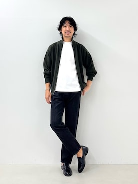 「NOLLEY’S（ノーリーズ）のアイテム」を使った、NISHINOさん（メンズ・178cm）の秋コーディネート
