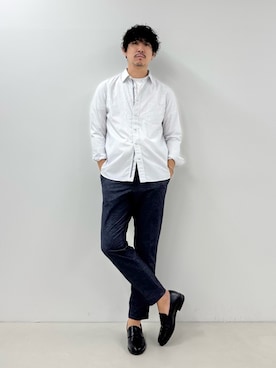 NISHINOさん（骨格ウェーブ・メンズ・178cm）の秋コーディネート