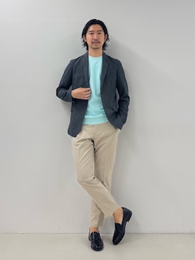 「爽やかコーデ」｜NISHINOさん（メンズ・178cm）の春コーディネート