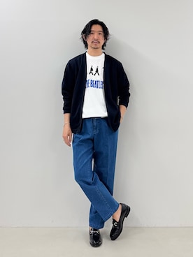「NOLLEY’S（ノーリーズ）のアイテム」を使った、NISHINOさん（メンズ・178cm）の春コーディネート
