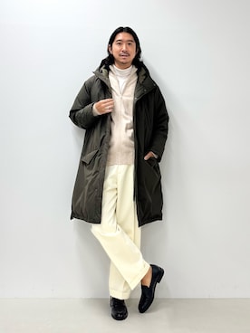 「NOLLEY’S（ノーリーズ）のアイテム」を使った、NISHINOさん（メンズ・178cm）の秋コーディネート