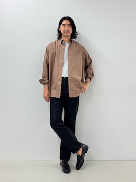 「THOMAS MASON（トーマス メイソン）のアイテム」を使った、NISHINOさん（メンズ・178cm）の夏コーディネート