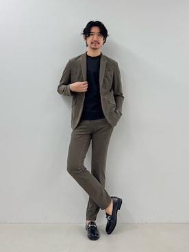 NISHINOさん（メンズ・178cm）の冬コーディネート