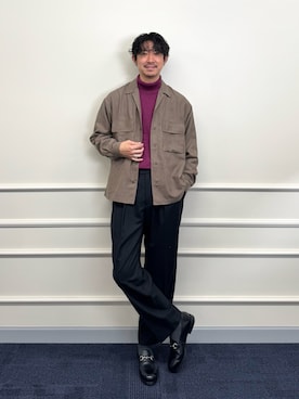 NISHINOさん（メンズ・178cm）の冬コーディネート