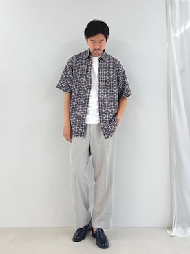 NISHINOさん（骨格ウェーブ・メンズ・178cm）の秋コーディネート