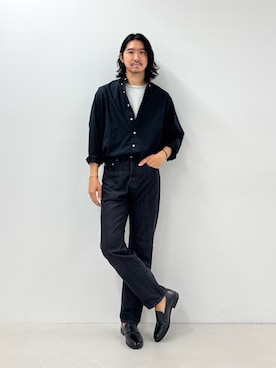 「THOMAS MASON（トーマス メイソン）のアイテム」を使った、NISHINOさん（メンズ・178cm）の夏コーディネート