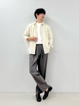 NISHINOさん（骨格ウェーブ・メンズ・178cm）の秋コーディネート