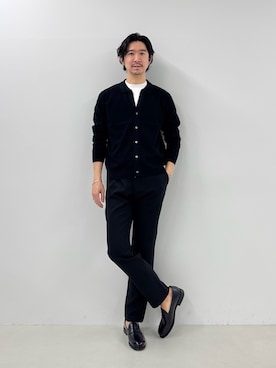 「NOLLEY’S（ノーリーズ）のアイテム」を使った、NISHINOさん（メンズ・178cm）の春コーディネート