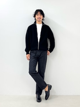 「NOLLEY’S（ノーリーズ）のアイテム」を使った、NISHINOさん（メンズ・178cm）の秋コーディネート