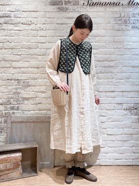 「MoonStar（ムーンスター）のアイテム」を使った、ユウキさん（レディース・169cm）の春コーディネート