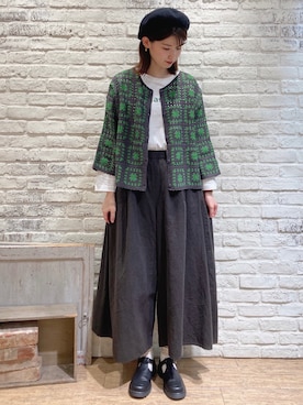 ETHICAL CRAFTS】リサイクルリネン混ハカマパンツを使った人気 ETHICAL CRAFTS】リサイクルリネン混ハカマパンツを使った人気