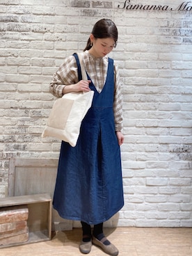 「MoonStar（ムーンスター）の【 MOONSTAR / ムーンスター 】 # BALLET SHOES バレエスリッポン／上履きスニーカー（バレエシューズ、ブラウン系）」を使った、ユウキさん（レディース・169cm）の春コーディネート