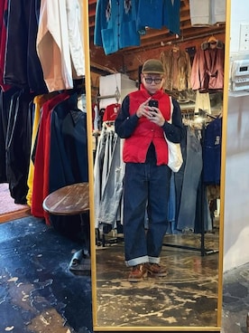 「L.L.Bean（エルエルビーン）のアイテム」を使った、pincsさん（メンズ・172cm）の冬コーディネート