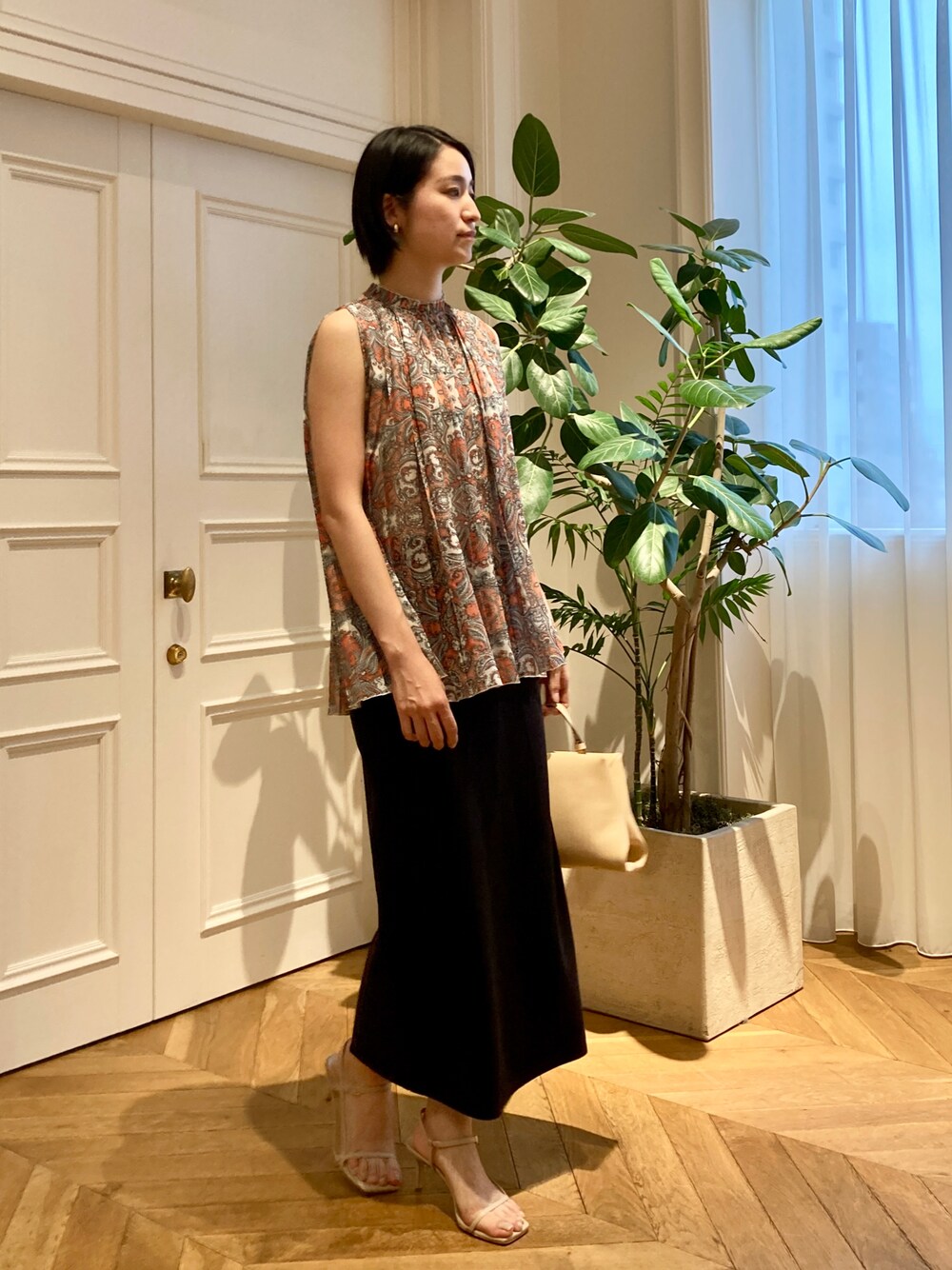 ANAYI（アナイ）の「サラサプリントプリーツ ブラウス（シャツ 