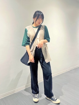 「CLEA（クレア）のアイテム」を使った、みよ🌼さん（骨格ウェーブ・レディース・153cm）の夏コーディネート