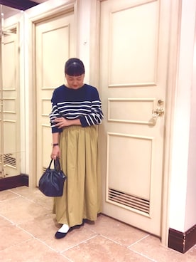 「定番」｜「アイテム（バレエシューズ）」を使った、fuchigamikさん（レディース・147cm）の秋コーディネート