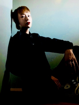 「JET（ジェット）のアイテム」を使った、川端Jessicaさん（レディース・166cm）の秋コーディネート