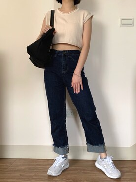 「schoolgirl」｜Chloe Lanさん（レディース・155cm）の夏コーディネート
