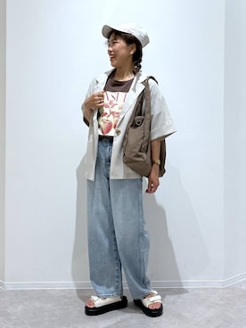 「アイテム（ジャケット/アウター）」を使った、MiCAさん（レディース・154cm・30代）の夏コーディネート
