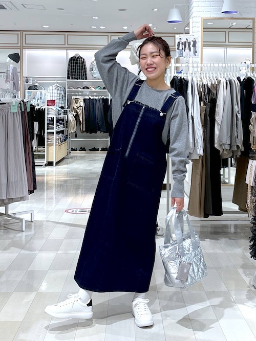 セール】GOODデニムジャンスカ/243801（ジャンパースカート）｜GLOBAL