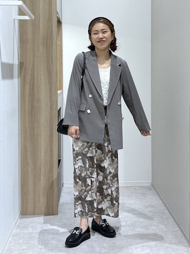 「WING（ウイング）のアイテム」を使った、MiCAさん（レディース・154cm）の冬コーディネート