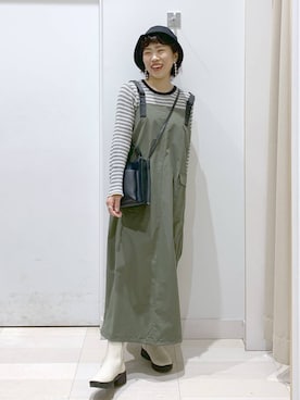 「アイテム（ワンピース/ドレス）」を使った、MiCAさん（レディース・154cm・30代）の冬コーディネート