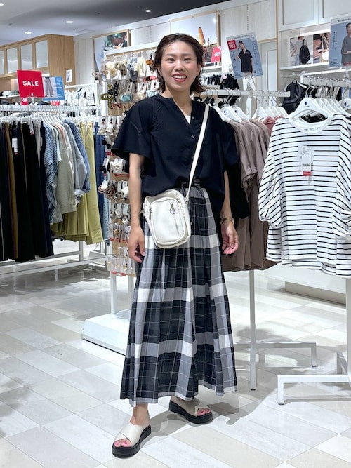 GLOBAL WORK タンクトップ ノースリーブ Beauteeスクエアタンク
