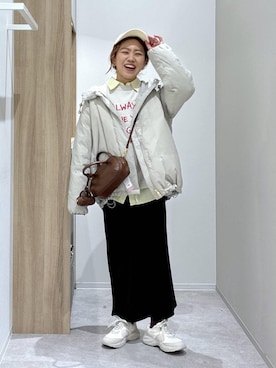 「アイテム（ワンピース/ドレス）」を使った、MiCAさん（レディース・154cm・30代）の冬コーディネート