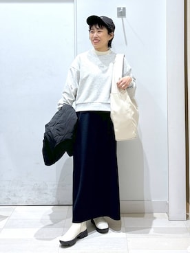 「アイテム（ワンピース/ドレス）」を使った、MiCAさん（レディース・154cm・30代）の冬コーディネート