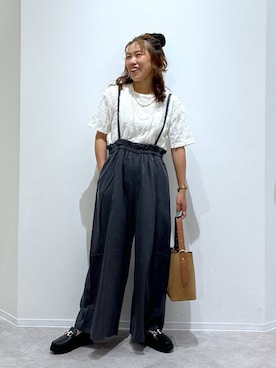「アイテム（ヘアアクセサリー）」を使った、MiCAさん（レディース・154cm・30代）の夏コーディネート