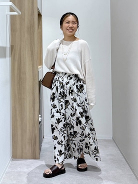 MiCAさん（レディース・154cm）の春コーディネート