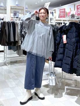 MiCAさん（レディース・154cm）の冬コーディネート