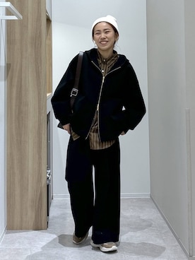 MiCAさん（レディース・154cm）の冬コーディネート