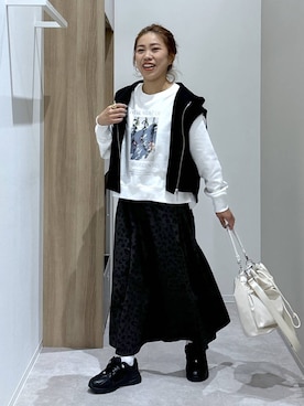 MiCAさん（レディース・154cm）の冬コーディネート