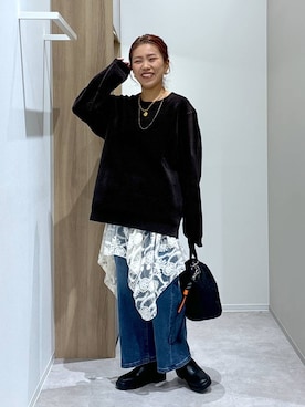 「アイテム（その他トップス）」を使った、MiCAさん（レディース・154cm・30代）の冬コーディネート