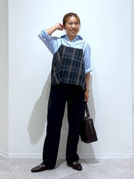 「アイテム（リング）」を使った、MiCAさん（レディース・154cm・30代）の夏コーディネート