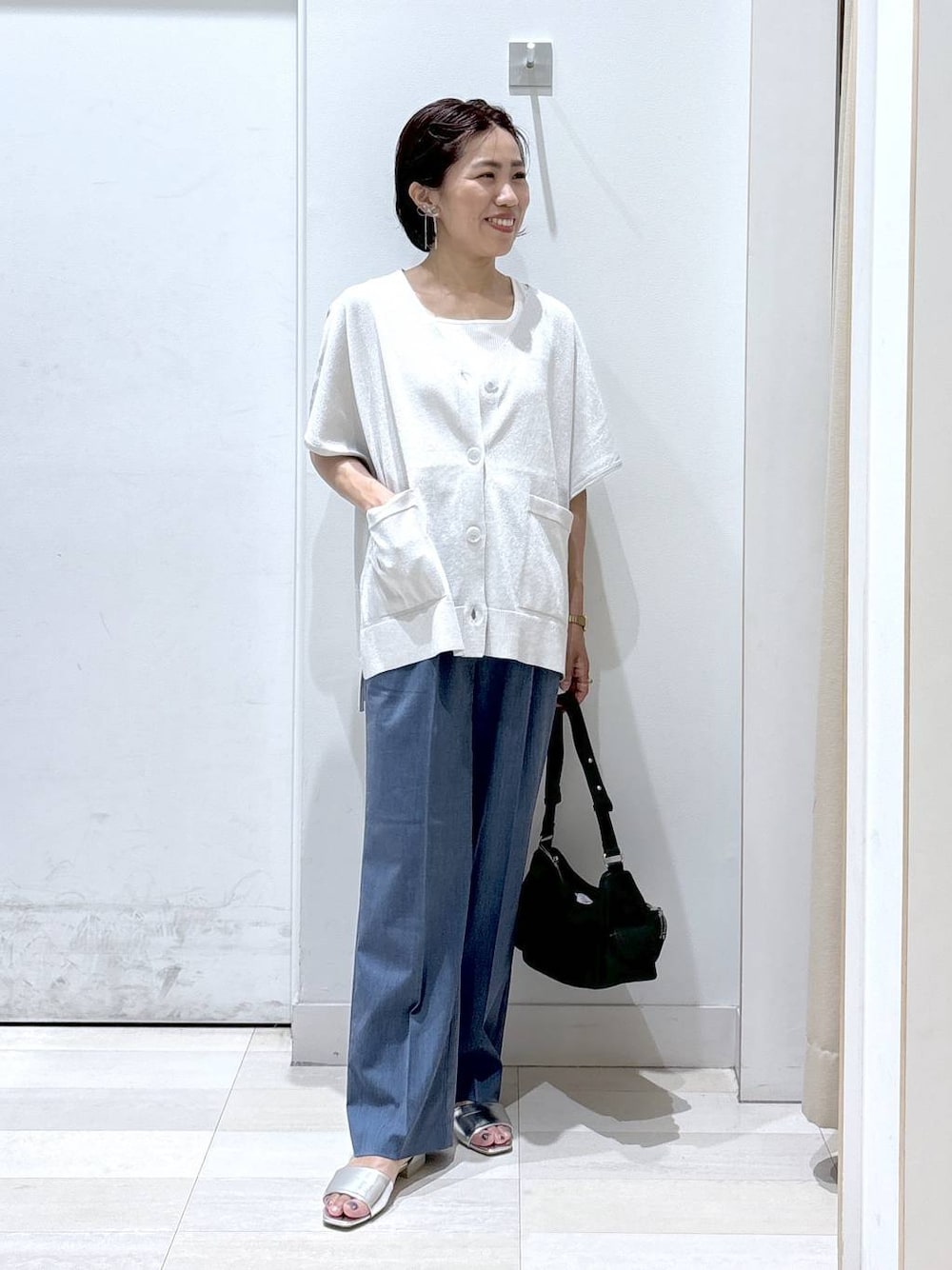 MiCA(GLOBAL WORK イオンレイクタウン)｜LOWRYS FARMのイヤリングを使ったコーディネート - WEAR