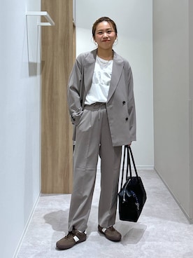 「アイテム（イヤリング）」を使った、MiCAさん（レディース・154cm・30代）の秋コーディネート
